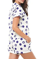 2-Piece Nina Tiger Dots Pajama Set