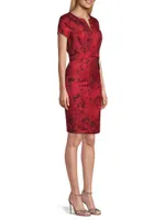 Jacquard Sheath Dress