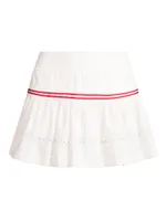 Pleated Athletic Skort