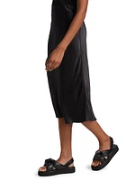 Berlin Satin Midi Skirt