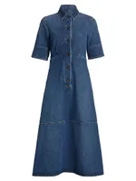 Denim Shirtdress