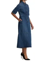 Denim Shirtdress