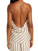 Victoria Draped Back Top