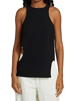 Vildan Side Cut-Outs Top