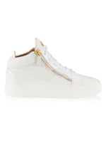 Birel Mid-Top Leather Sneakers