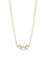 Prong Diamonds 14K Gold & Diamond Necklace