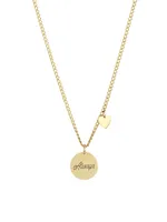 Amore 14K Yellow Gold Pendant Necklace