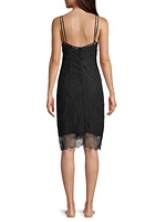 All-Over Lace Slip Dress