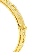 Navarra 18K Gold & Diamond Bangle Bracelet