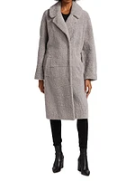 Shearling Oversized Long Coat