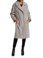 Shearling Oversized Long Coat