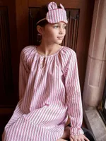 Baby's, Little Girl's & Antique Ticking Delphine Nightgown