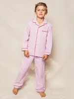 Baby's, Little Boy's & Ticking Stripe 2-Piece Pajama Set