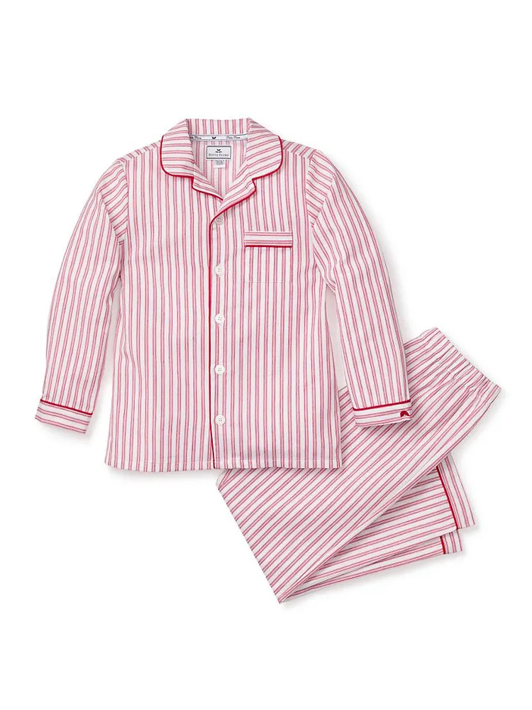 Baby's, Little Boy's & Ticking Stripe 2-Piece Pajama Set