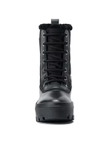 Hero Shearling-Lined Lug-Sole Boots