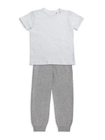 Little Girl's & Girl's Louie Cashmere Knit Joggers