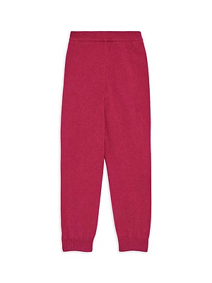 Little Girl's & Girl's Louie Cashmere Knit Joggers