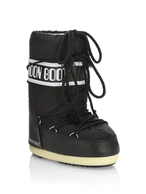 Little Girl's & Logo Nylon Boots