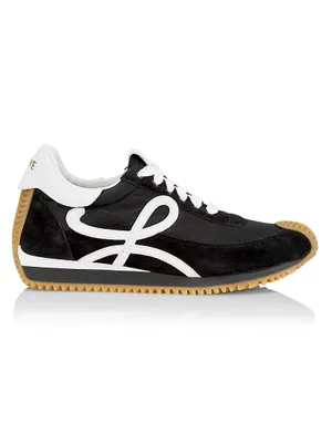 Women's Flow Runner Mix Leather Sneakers