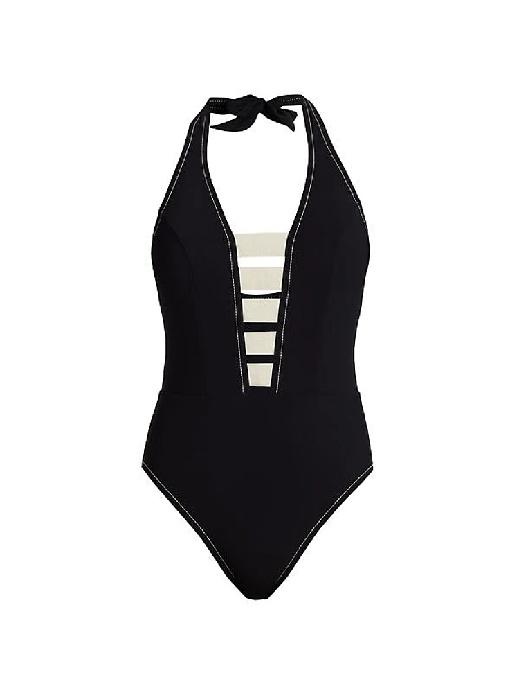 Cora Halter One-Piece Swimsuit