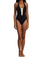 Cora Halter One-Piece Swimsuit