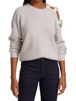 Ness Shoulder Buckle Sweater