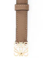 Anagram Leather Belt