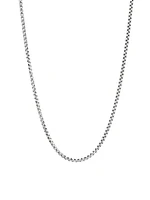 Sterling Silver Box Chain Necklace