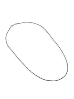 Sterling Silver Box Chain Necklace