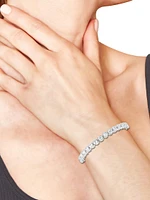 14K White Gold & Diamond Prong-Set Tennis Bracelet/1.00-12.00 TCW