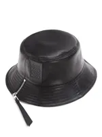 Leather Logo Bucket Hat