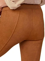 Faux Suede Leggings