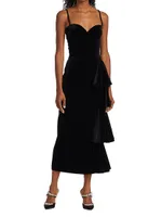 Gussie Ruffle Side Gown