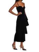 Gussie Ruffle Side Gown