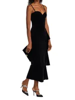 Gussie Ruffle Side Gown