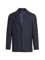 COLLECTION Micro Plaid Sportcoat