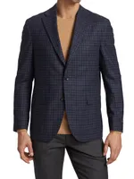 COLLECTION Micro Plaid Sportcoat