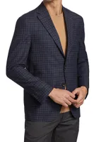 COLLECTION Micro Plaid Sportcoat