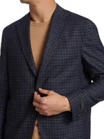 COLLECTION Micro Plaid Sportcoat