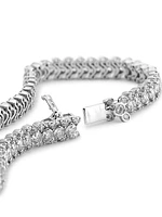 14K White Gold & 7.5 TCW Diamond Bracelet