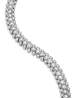 14K White Gold & 7.5 TCW Diamond Bracelet