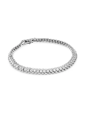 14K White Gold & 7.5 TCW Diamond Bracelet