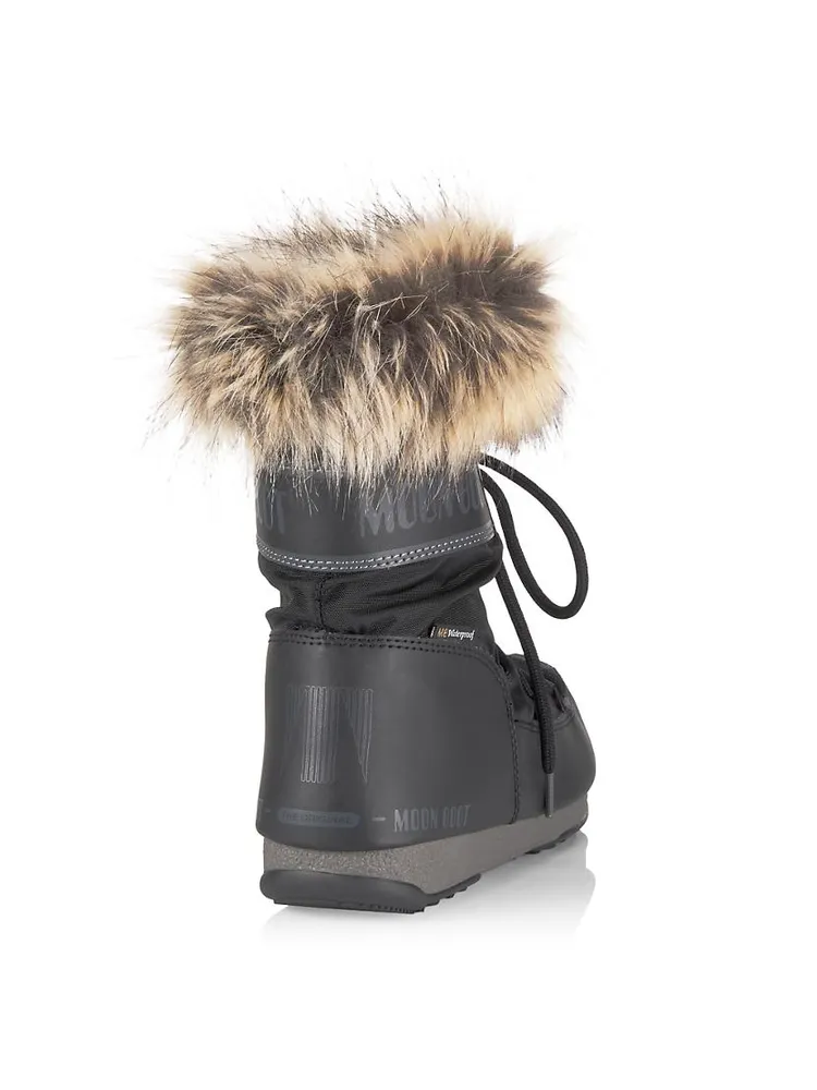 Monaco Faux-Fur Low Boots