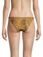 Printed Twist Bikini Bottoms