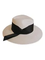 Gardenia Woven Straw Fedora