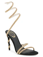 Margot Embellished Satin Wrap Sandals