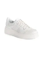 GG Embossed Leather Sneakers