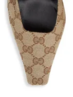 Aria 76 Monogram Slingback Mules