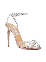 Tequila Crystal-Embellished Sandals