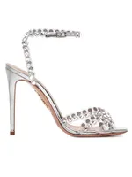 Tequila Crystal-Embellished Sandals